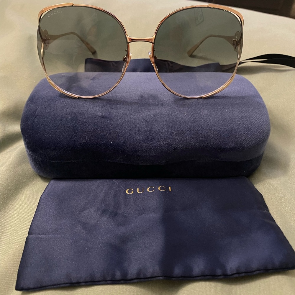 Gucci Women's Oversized Round Sunglasses, 63mm